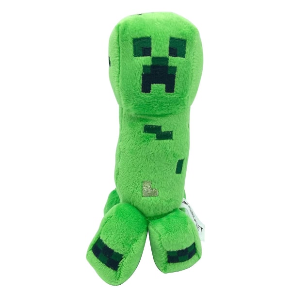Plyschleksak, minecraft Zombie, creeper, jätte, steve, alex Pixel Miner Gosedjur Mjuk Leksak För Barn Födelsedagspresent, heminredning[HK] Creeper 18cm