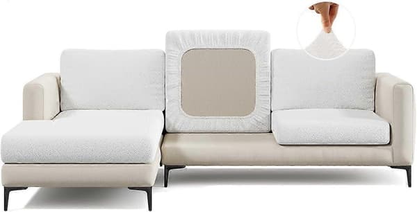 Nolan Interior Magic Sofatrekk - Klassisk Jacquard Sofasetetrekk - Kjæledyrssikkert, Enkel Installering, Elastisk Trekk - Liten, Jade Hvit[HK]