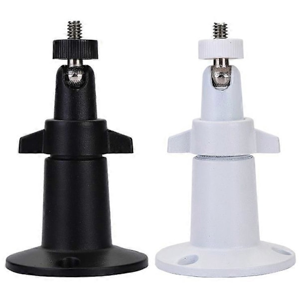 Justerbart inomhus/utomhus säkerhetsfäste i metall för vägg, 2-pack, aluminiumfäste [HK]