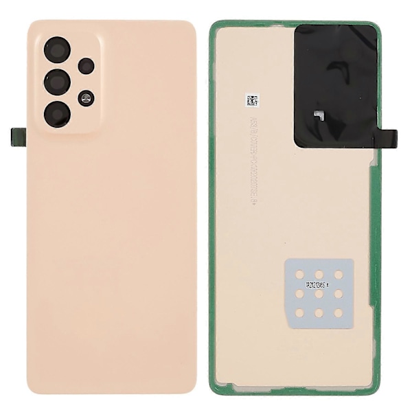 Batterilucka för Samsung Galaxy A53 5G A536 med självhäftande klistermärke + Kameralinsskydd [HK] Style B Multicolor