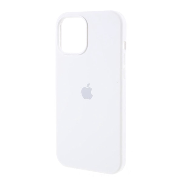 Silkkisen pehmeä, kiinteä silikonikuori iPhone 12 Mini -puhelimelle [HK] iPhone 12 mini 5.4 inch White