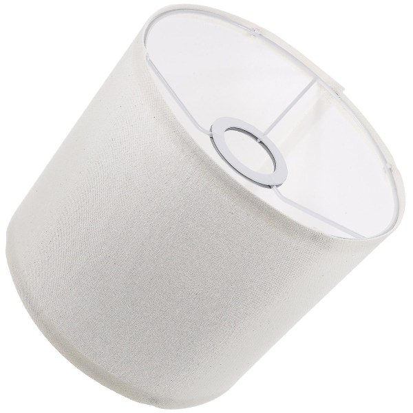 Avtagbar lampskärm bordslampa skärm taklampa skärm tygskärm[HkkK] White 20X20X18cm