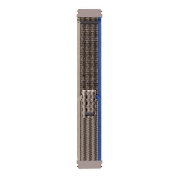 Udskiftnings Trail Loop Nylonrem 20mm Sports Justerbar Urrem til Garmin Venu 2 Plus/Venu Sq Blue
