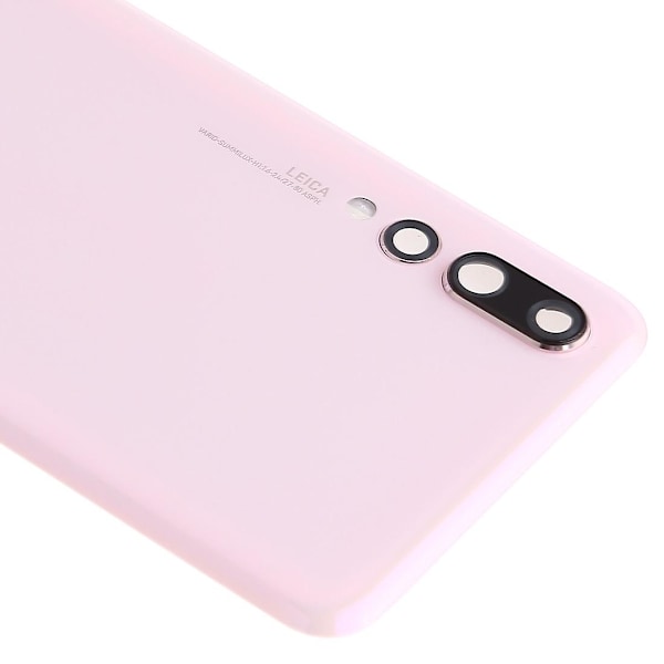 Huawei P20 Pro Akun Kotelo Liimatarra + Kameran Linssisuojus - Musta[HK] Pink Multicolor