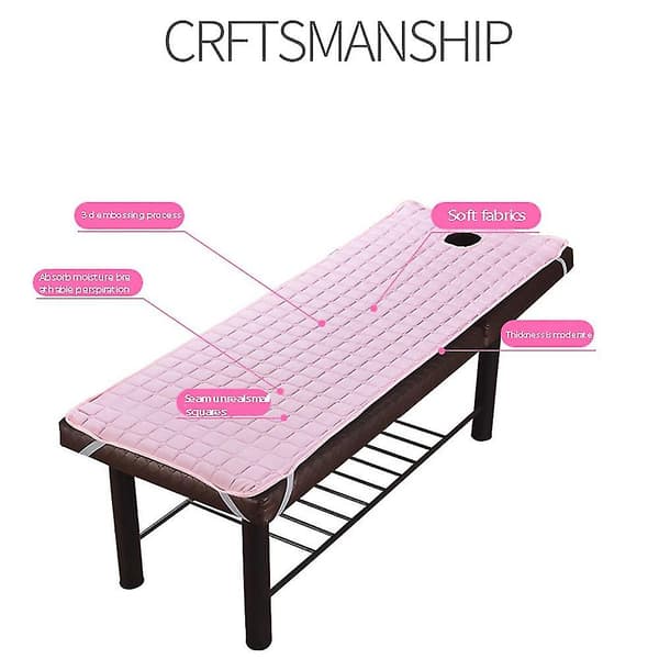 Massagestolhynde med hul til grå 185x70cm[HK]