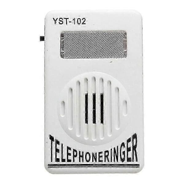 Extra Hög Telefonringklocka Stroboskop Ljus Blixt Ljus Ljudförstärkare[HK]