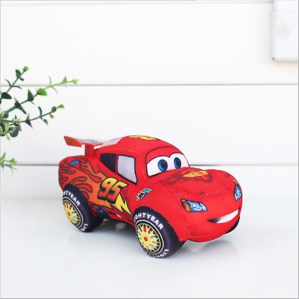 Shao Cars filmkarakter, Cars Lightning Mcqueen #95 Plysjbilmodell, perfekt jule- og bursdagsgave til barn[HhkK] 17cm