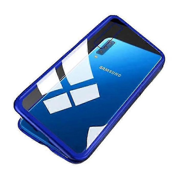 Samsung Galaxy A50 Magnetiskt 360 Skal Med Härdat Glas - Fullständigt Kroppsskydd + Skärm[HK] Gold