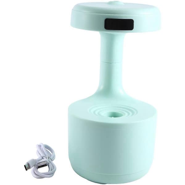 Vanndråpe luftfukter 800 ml anti-gravitasjonsdiffuser nattlys vektløs sprøyte dekorasjoner[HK] White