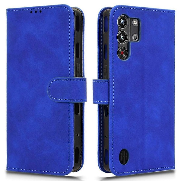 ZTE nubia Red Magic 10 Pro 5G Nahkakotelo Ihoa myötäilevä Pudotussuoja Lompakkokotelo [HK] Style B Multicolor