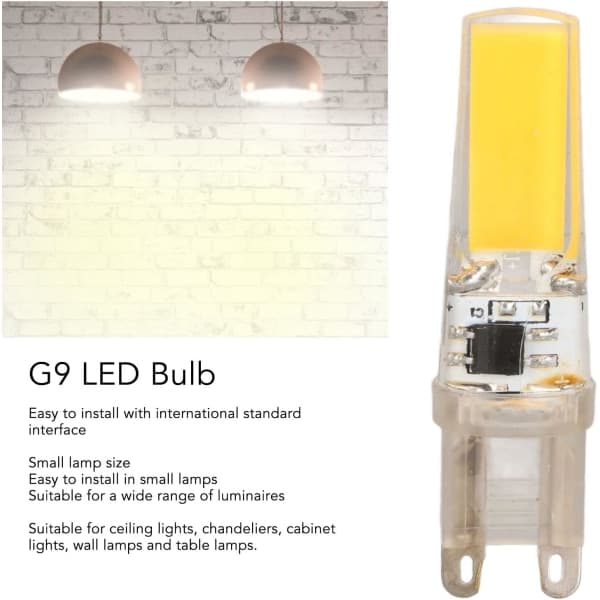 5W G9 LED-lamppu himmennettävällä 500LM kotikäyttöön, 220V[HK]