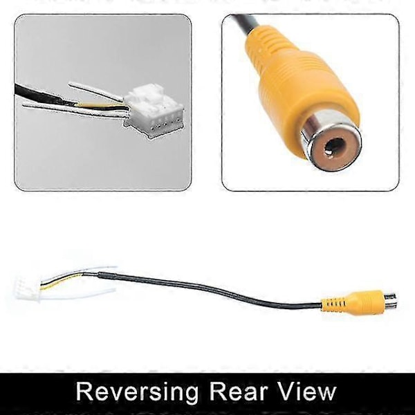 Virtaliitin 2 Din auton Android-radiokaapeli universaali [HK] Reversing cable