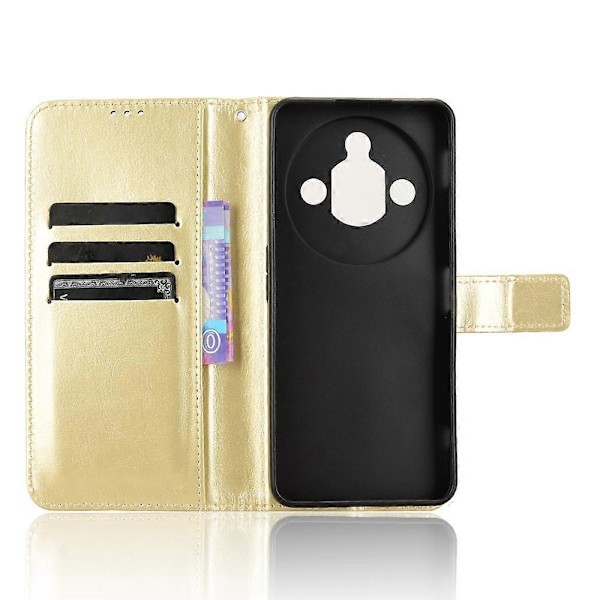 ZTE nubia Focus Pro -kotelo, Crazy Horse -kuvioitu PU-nahkainen puhelinlompakkokotelo [HK] Style C Multicolor