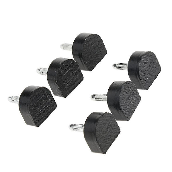 HK 2x3 par højhælede tips hæle sko reparation udskiftning dyvler puder 16x16mm sort
