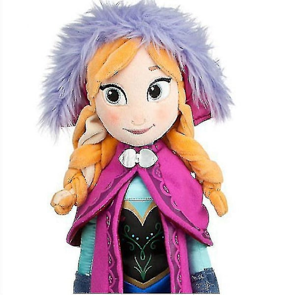 50 cm Frosne Anna Elsa Dukker Snødronning Prinsesse Anna Elsa Dukke Leker Fylte Frosne Plysj Barn Leker Bursdag Julegave-i[HK] 40cm elsa