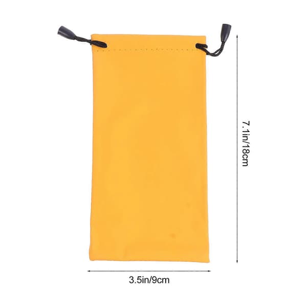 Solbriller Brillepose PU Materiale til Opbevaring 12 stk Snørelommer[HK]