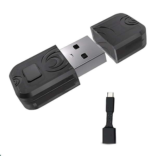 Sender for PS5 Bluetooth-kompatible hodesett Mottaker Hodetelefon Dongle