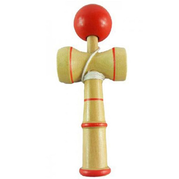 Barn Barn Trä Kendama Ball Japansk traditionellt spel Balans Skicklighetsleksak[HK]