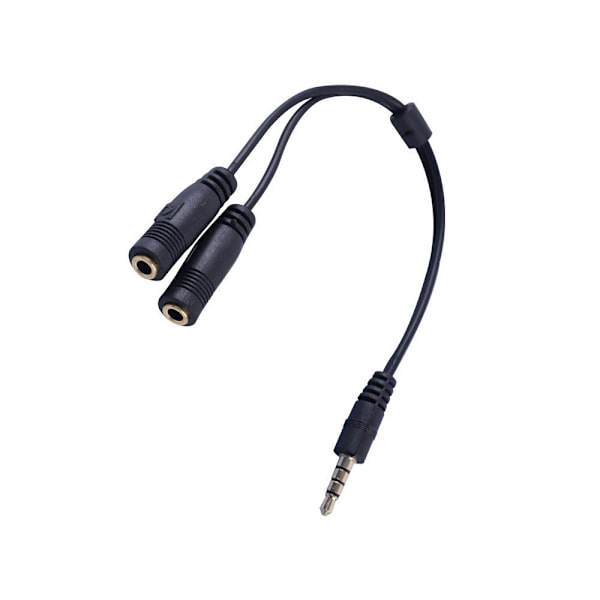 Stereo Headset Kabel til Bærbar Computer, Dual-Mono Adapter til Computerlyd til TV[HK]