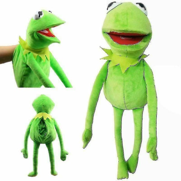 23" Kermit The Frog hånddukke myk plysjdukke lekebarn julegave-1 A[HK]