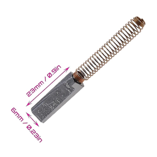 HK Motor Karbonbørste for Kitchenaid Stand Mixer 5ksm90 K45 5kpm5 (grå) (2 stk) -q