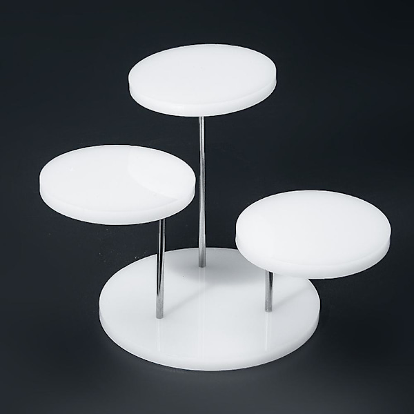 Multi-lags Kageholder Rundt Kage Stativ Holder Bakke Til Fest Kage Dessert Mad Servering[HkkK] C