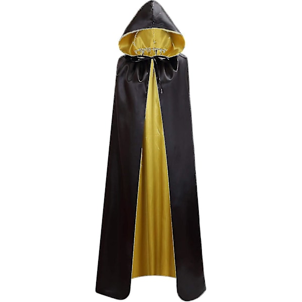 Unisex Vändbar Huvad Kappa för Jul Halloween Fest Vampyrer Cosplay Kostymer-jie[HK]