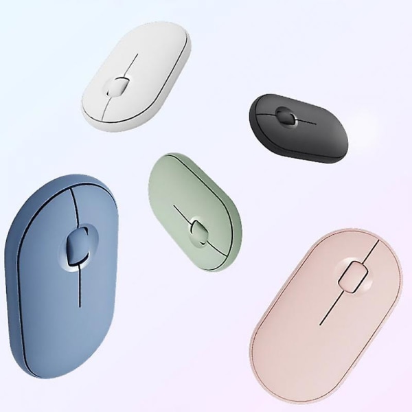 Ryra Pebble Mouse M350 Bluetooth Batteri Dual Mode Trådløs Mus Mute Mus Kontor[HK] 03 No battery