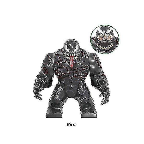 4 stk. Venom Riot samlefigurer til børn [HK]