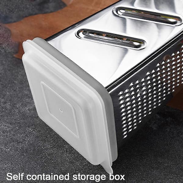 Kasserive, 4-sidet, non-stick, rustfrit stål, osterive [HK]