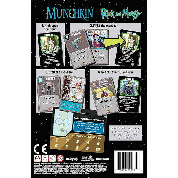 Steve Jackson Games - Munchkin: Rick and Morty - Brädspel[HK]