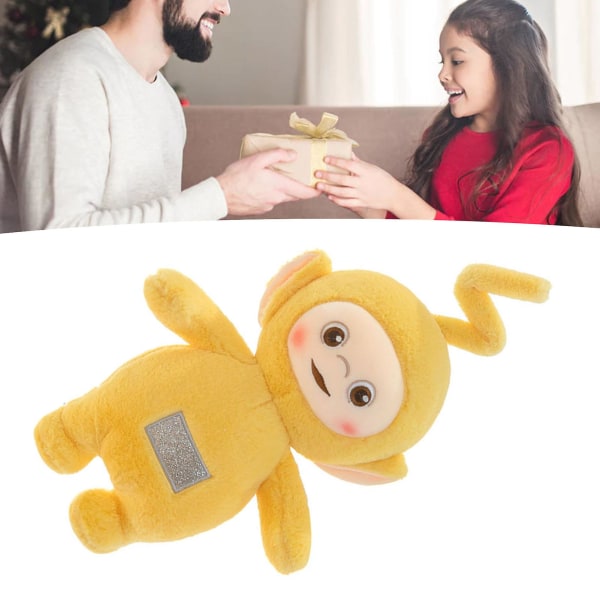 Teletubbies Animerede Karakterer Omgivet af Plys Actionfigurer Soothing Legetøj Pige Tegneserie Dukker Børns Feriegaver[HK] yellow 11.8In