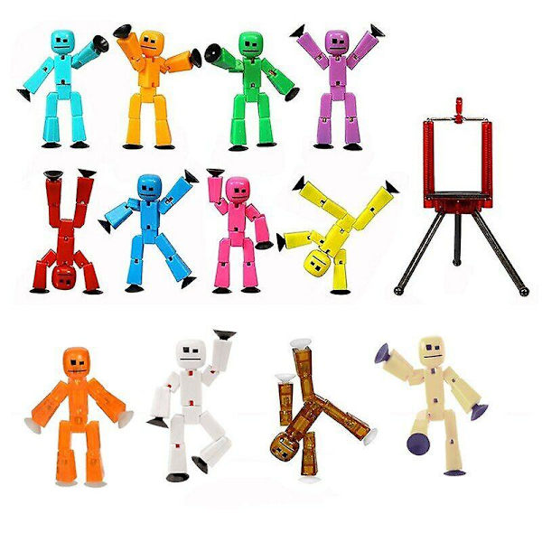 Stikbot Actionfigurer i Slumpmässiga Färger - Roliga Animationsdockor med G[HK]