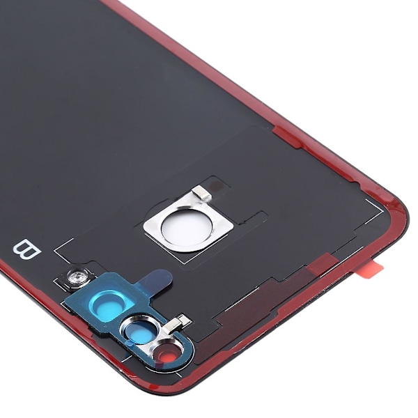 Huawei P30 Lite (48MP) Akun Kotelo Liimatarra + Kameran Linssinsuojus - Musta[HK] White Multicolor