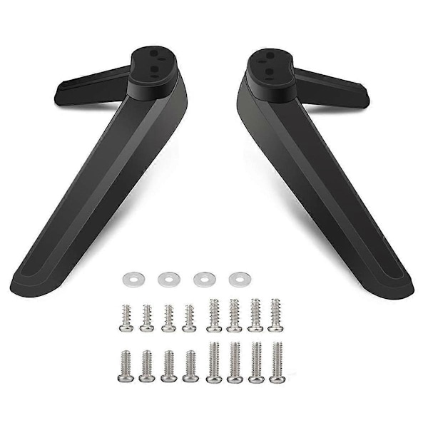 Universelt TV-stativ, Bordplade TV-stativ Base Udskiftning, TV Base Fodstykke TV-stativ Monteringsben 17mm-20mm[HK] Black