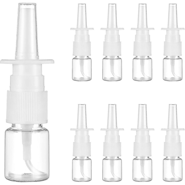 5 ml nenäsuihkepullo, nenäpumppusumutin, täytettävä matkakoko (5 ml, 20 kpl) (a-1b)[HK] 5ML