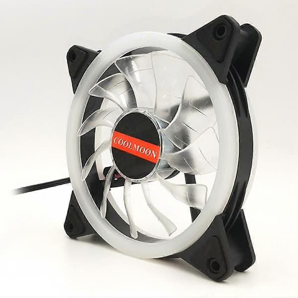 Rgb Fan Pc Computer Fan til Studio Brug 1 stk. 12 cm Farverig LED Køling[HK]