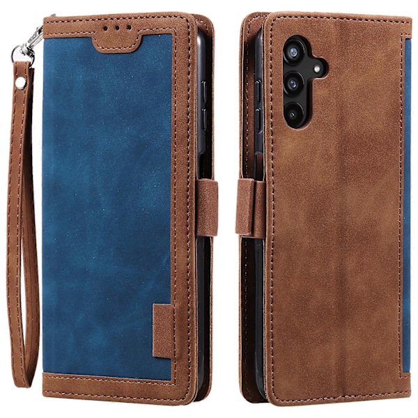 Til Samsung Galaxy A16 Wallet Case RFID-blokering Stand Læder Telefon Cover[HK] Blue