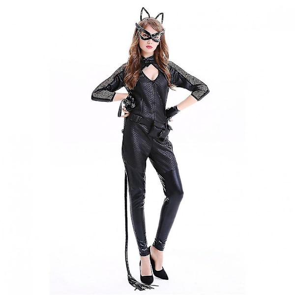 Catwomen PU Lær Kostyme HWO[HK] L