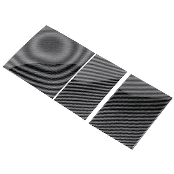 Midtkonsollomslagsett for 2024 ABS karbonfiber midtkonsollbeskytter tilbehør[HK]