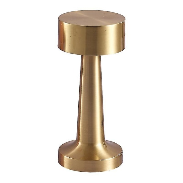 Retro Bar Bordlampe Led Tabl Lys Berøringsaktivert Oppladbar Trådløs Spisebordlampe For Restaurant Hot[HkkK] A-Gold