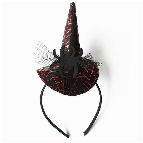 Halloween Hodeplagg Heksehår Edderkopp Hodebånd for Dekor 4 stk Sett[HK]