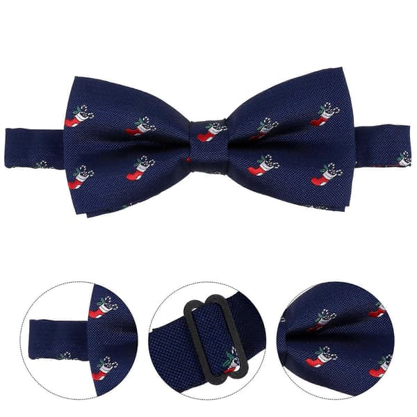 Julfluga Blå Elegant Fluga för Män Festkläder Accessoar[HK]
