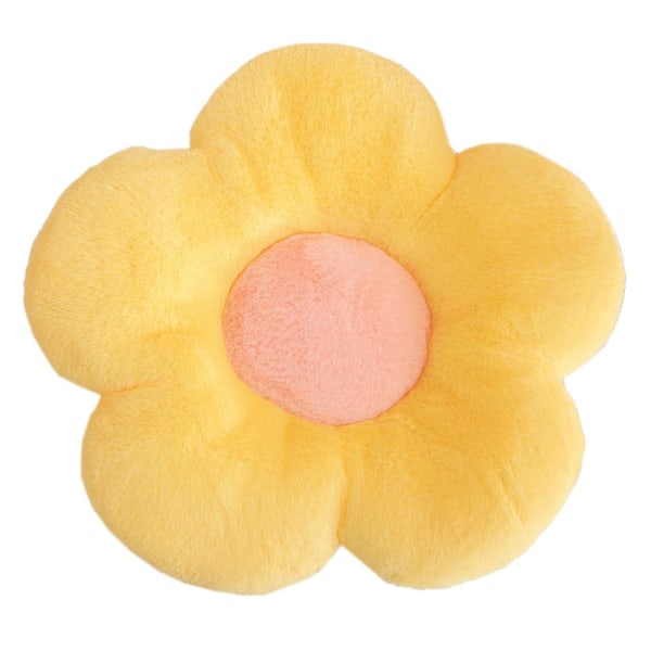 HK  Blomsterpute Søte Puter Sittepute Blomsterpute yellow
