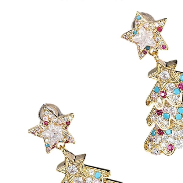 Juletræsøreringe til Valentinsdagsgaver til hende, dimissionsfødselsdag, stil A[HK] Style B 2.2cmx3.6cm
