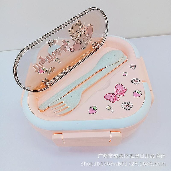 Kuromi My Melody Cinnamoroll Pompom Purin Ny Sanrioed Mikrovågsugn Matlåda Hushållsfärsk Låda Lunchlåda Anime Leksak Present[HK] 2