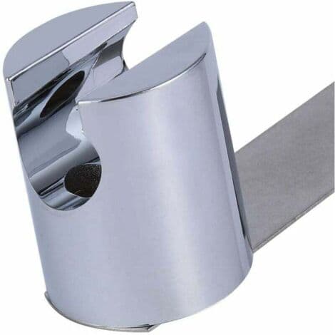 Brusehovedholder, håndbruserholder, rustfrit stål + ABS, stærk justerbar, reservedel til bruser og bidet sprøjte (HK)