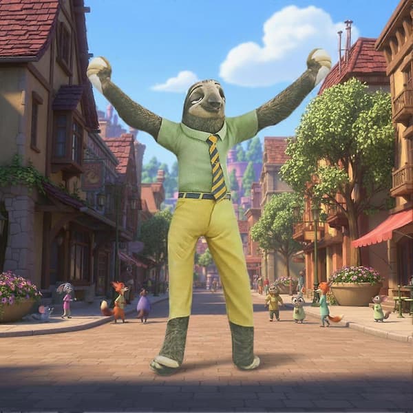 Zootopia Nick Judy Plyschdocka med Skelett för Flexibel Posering Samlarobjekt[HK] C