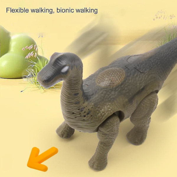 Simuleringsvandring Lägger Ägg Interaktiv Dinosaurie Modell Leksak Med Ljus Elektrisk Dinosaurie Leksak Luminescerande Projektion[HK] Pink