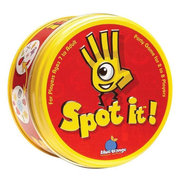 Spot It Kortspel För Flera Spelare Logiskt Resonemang Övning Brädspel För Familjesammankomst[HK] Classic Red